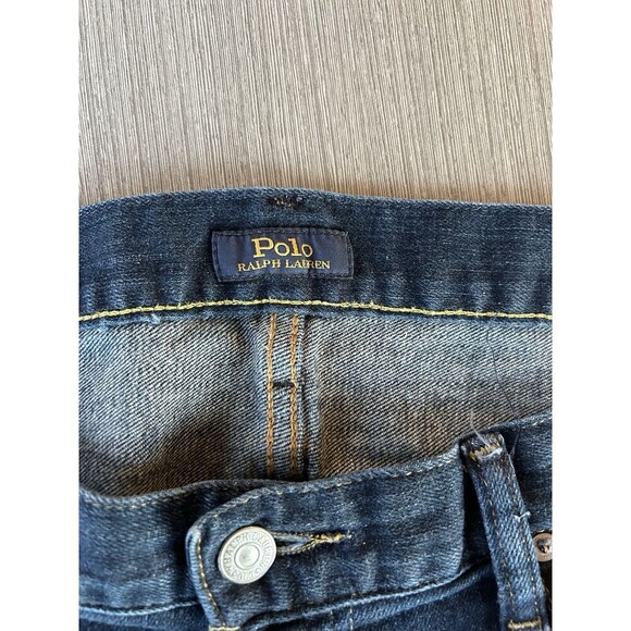 Polo Ralph Lauren Varick Slim Straight Dark Wash Men’s Jeans 38x30 - Picture 3 of 9